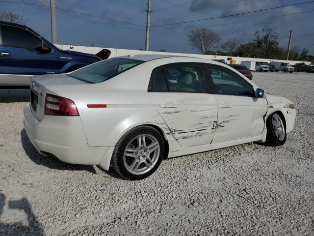 19UUA66287A013305 - 2007 ACURA TL WHITE photo 3