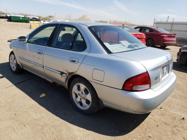 3N1CB51D53L785762 - 2003 NISSAN SENTRA XE SILVER photo 2