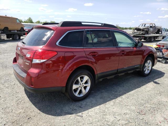 4S4BRBGC9D3308844 - 2013 SUBARU OUTBACK 2.5I PREMIUM RED photo 3