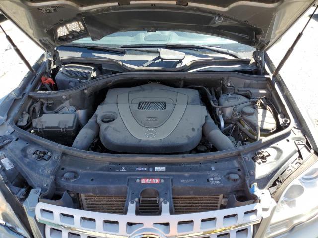 4JGBB8GB3BA645260 - 2011 MERCEDES-BENZ ML 350 4MATIC GRAY photo 12