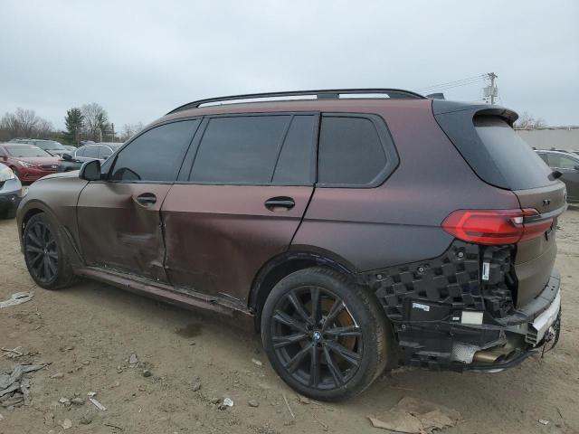 5UXCX6C0XL9C17998 - 2020 BMW X7 M50I MAROON photo 2