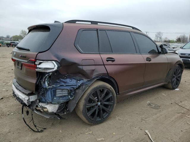 5UXCX6C0XL9C17998 - 2020 BMW X7 M50I MAROON photo 3