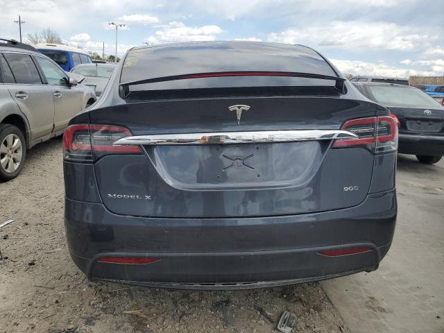 5YJXCBE21GF021351 - 2016 TESLA MODEL X BLUE photo 6