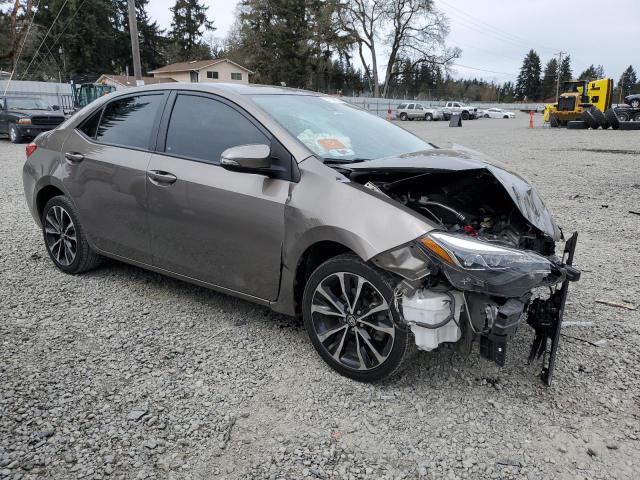 2T1BURHE3HC796214 - 2017 TOYOTA COROLLA L TAN photo 4