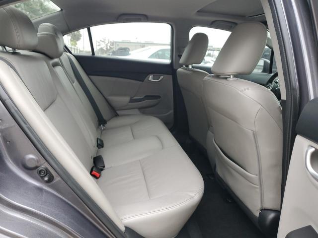 19XFB2F99EE018369 - 2014 HONDA CIVIC EXL ნაცრისფერი ფოტო 10