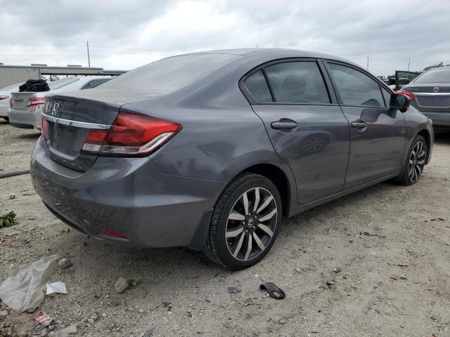 19XFB2F99EE018369 - 2014 HONDA CIVIC EXL GRAY photo 3