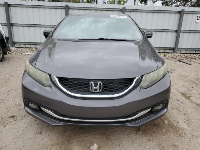 19XFB2F99EE018369 - 2014 HONDA CIVIC EXL GRAY photo 5