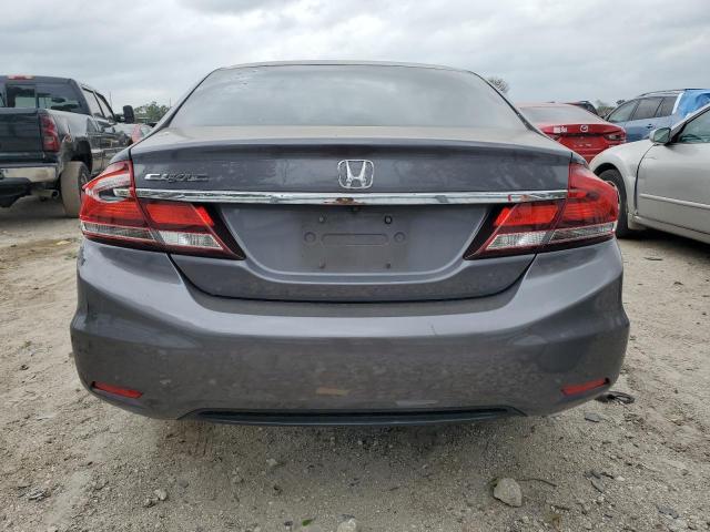 19XFB2F99EE018369 - 2014 HONDA CIVIC EXL ნაცრისფერი ფოტო 6