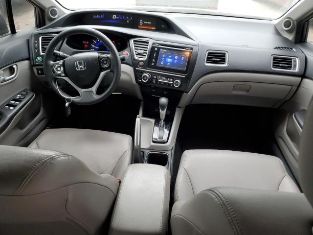 19XFB2F99EE018369 - 2014 HONDA CIVIC EXL ნაცრისფერი ფოტო 8
