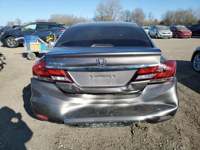 19XFB2F81EE024836 - 2014 HONDA CIVIC EX GRAY photo 6