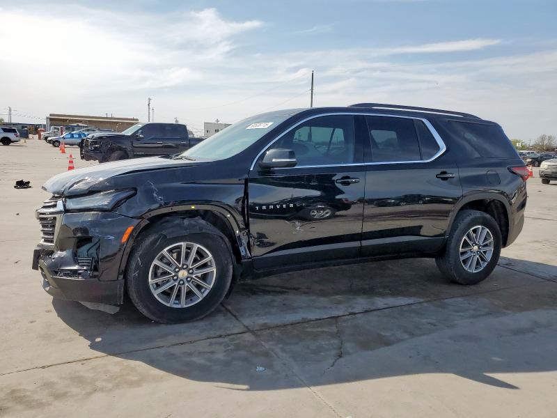 1GNERGKW0PJ114436 - 2023 CHEVROLET TRAVERSE LT BLACK photo 1