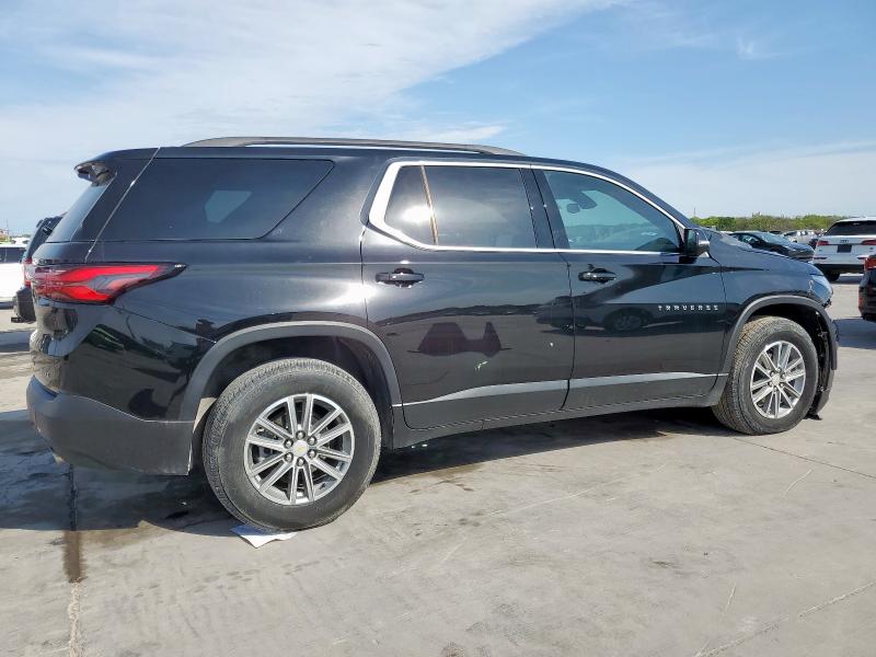 1GNERGKW0PJ114436 - 2023 CHEVROLET TRAVERSE LT BLACK photo 3