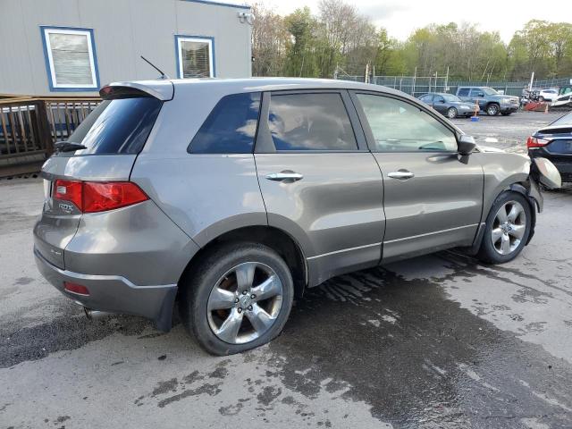 5J8TB18547A022988 - 2007 ACURA RDX TECHNOLOGY GRAY photo 3