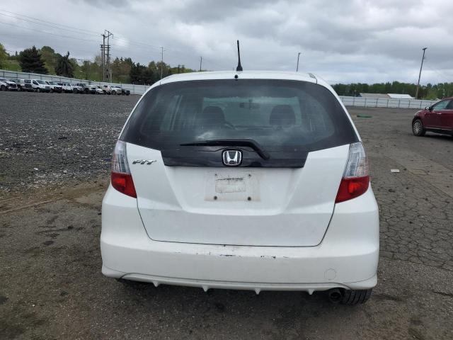 JHMGE8H32CC021575 - 2012 HONDA FIT WHITE photo 6