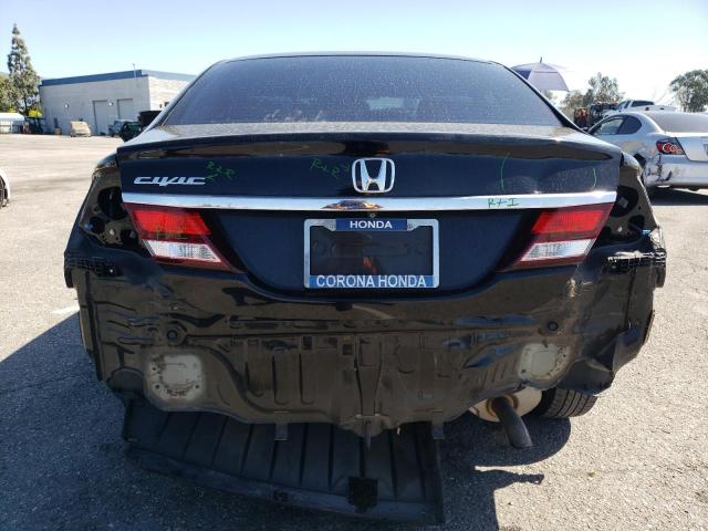 19XFB2F50DE278316 - 2013 HONDA CIVIC LX BLACK photo 6