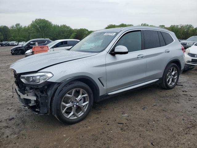 5UXTY5C01L9B39005 - 2020 BMW X3 XDRIVE30I SILVER photo 1