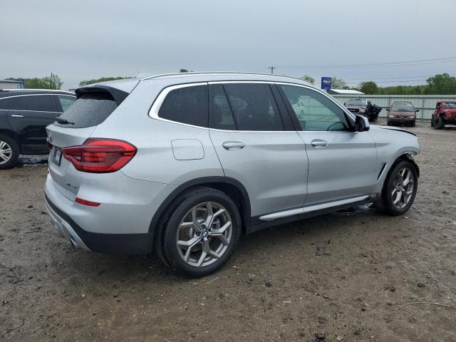 5UXTY5C01L9B39005 - 2020 BMW X3 XDRIVE30I SILVER photo 3