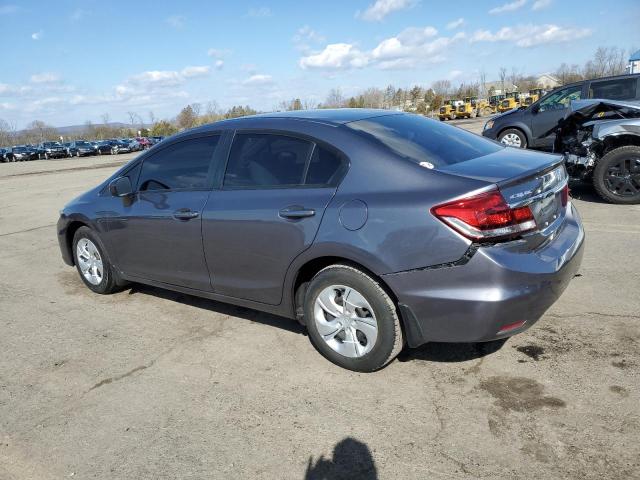 19XFB2F93EE035958 - 2014 HONDA CIVIC EXL GRAY photo 2