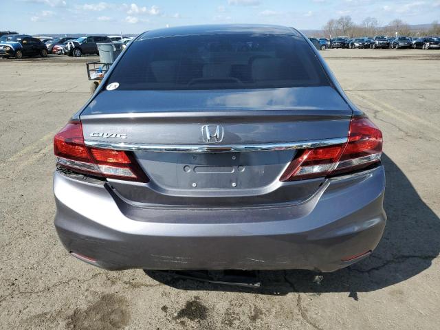 19XFB2F93EE035958 - 2014 HONDA CIVIC EXL GRAY photo 6