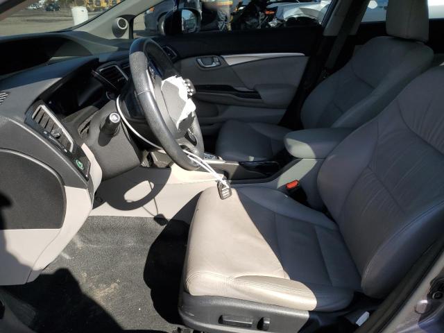 19XFB2F93EE035958 - 2014 HONDA CIVIC EXL GRAY photo 7