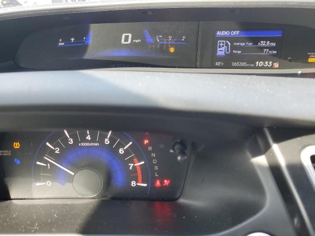 19XFB2F93EE035958 - 2014 HONDA CIVIC EXL GRAY photo 9