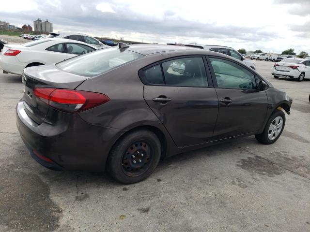 3KPFL4A76HE120344 - 2017 KIA FORTE LX BROWN photo 3