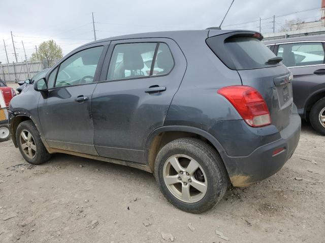 3GNCJNSB3GL124256 - 2016 CHEVROLET TRAX LS CHARCOAL photo 2