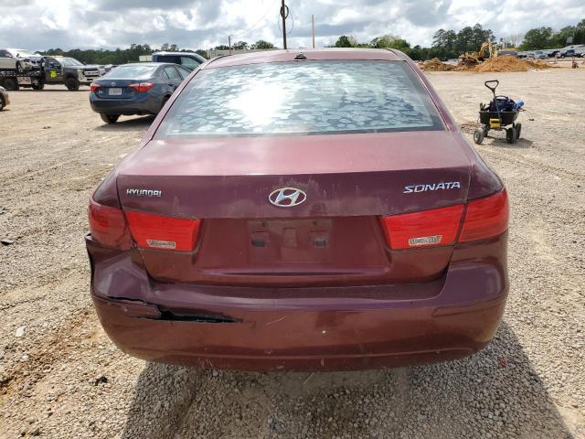 5NPET46C79H409070 - 2009 HYUNDAI SONATA GLS BURGUNDY photo 6