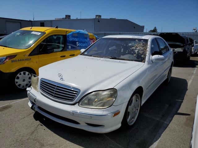 WDBNG75J11A201718 - 2001 MERCEDES-BENZ S 500 WHITE photo 1