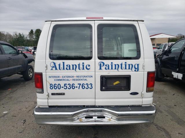 1FTNE1EW2ADA06211 - 2010 FORD ECONOLINE E150 VAN WHITE photo 6