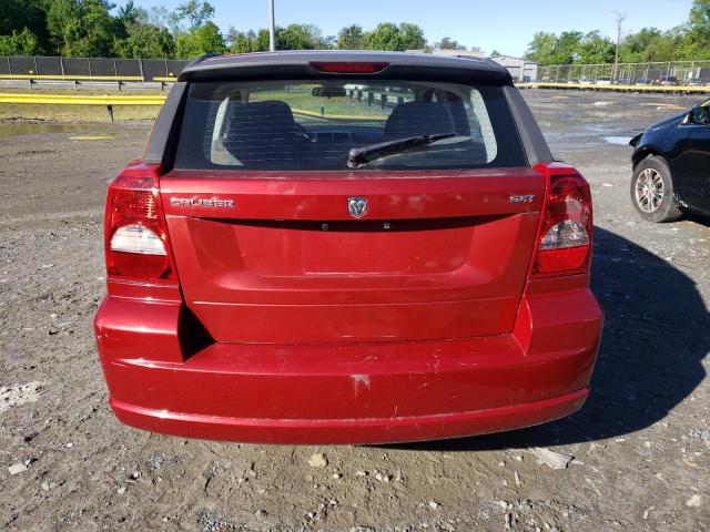 1B3HB48B87D148072 - 2007 DODGE CALIBER SXT RED photo 6