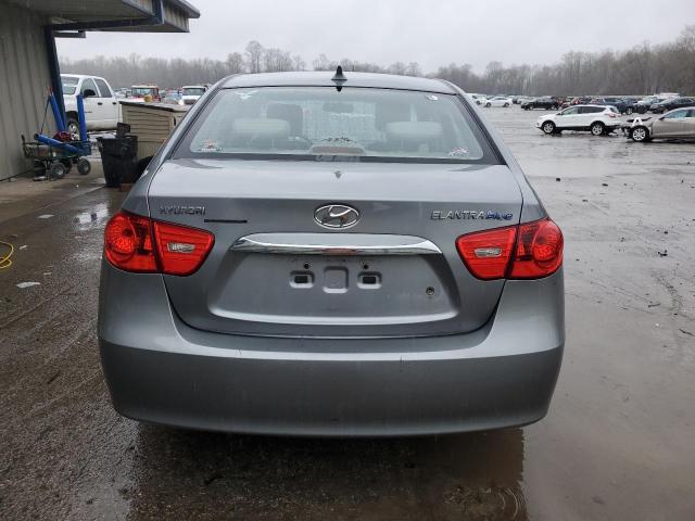 KMHDU4AD1AU190508 - 2010 HYUNDAI ELANTRA BLUE GRAY photo 6