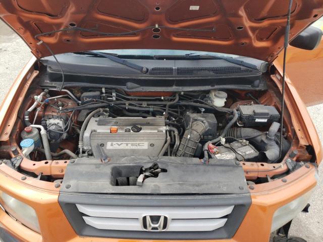 5J6YH28767L011032 - 2007 HONDA ELEMENT EX ORANGE photo 12