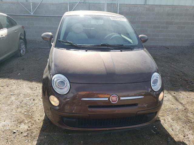 3C3CFFAR9CT228117 - 2012 FIAT 500 POP BROWN photo 5