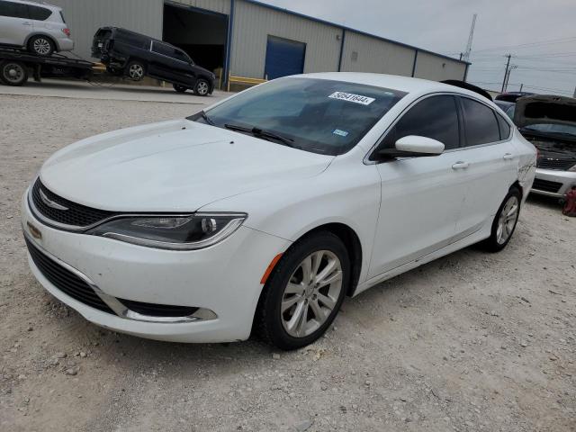 1C3CCCAB6FN539373 - 2015 CHRYSLER 200 LIMITED WHITE photo 1