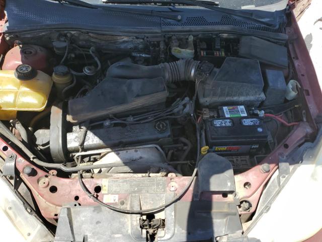 1FAFP3435YW108964 - 2000 FORD FOCUS SE RED photo 11