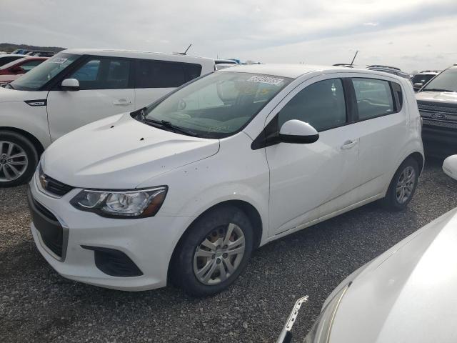 1G1JG6SB2K4143635 - 2019 CHEVROLET SONIC WHITE photo 1