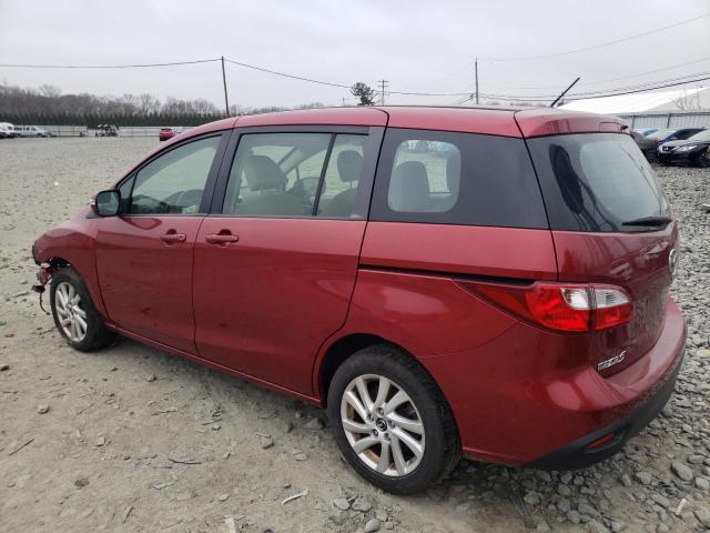 JM1CW2BL2E0164680 - 2014 MAZDA 5 SPORT RED photo 2