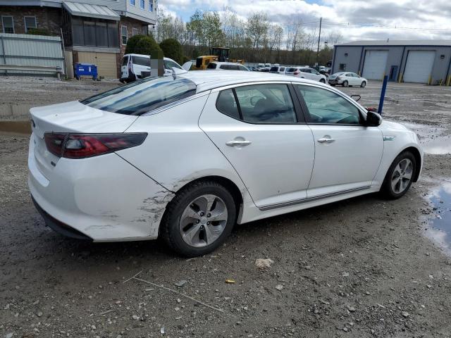 KNAGM4AD5F5082523 - 2015 KIA OPTIMA HYBRID WHITE photo 3