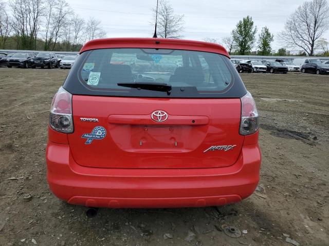 2T1KR32E45C368770 - 2005 TOYOTA MATRIX XR RED photo 6