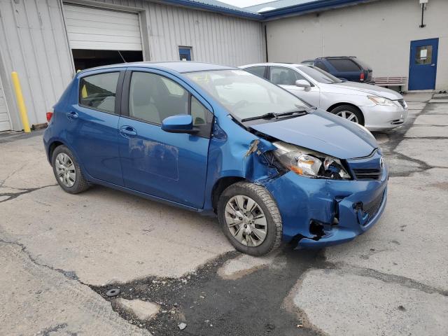 JTDKTUD3XCD536950 - 2012 TOYOTA YARIS BLUE photo 4