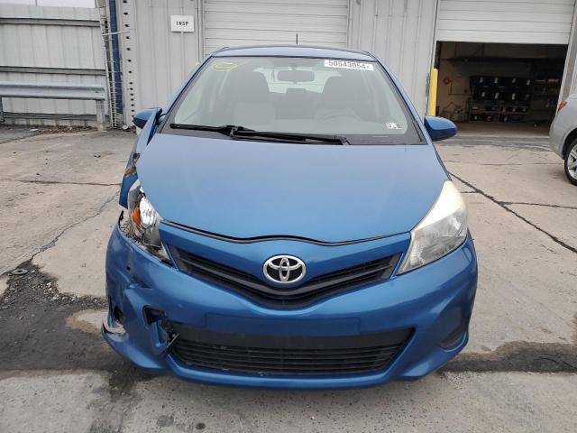 JTDKTUD3XCD536950 - 2012 TOYOTA YARIS BLUE photo 5