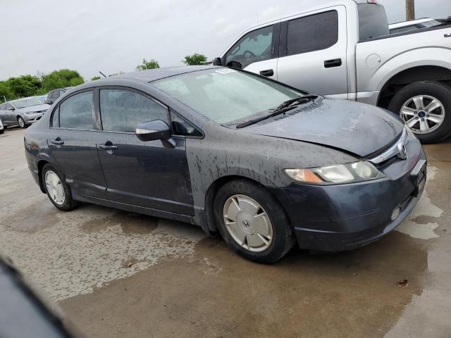 JHMFA36268S024741 - 2008 HONDA CIVIC HYBRID GRAY photo 4