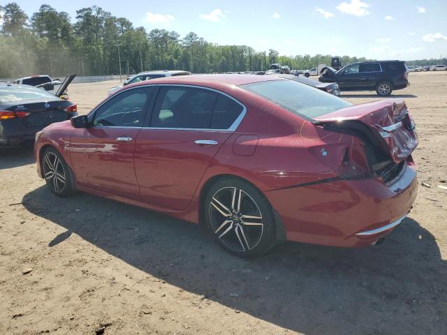 1HGCR2F16HA197486 - 2017 HONDA ACCORD SPORT SPECIAL EDITION RED photo 2