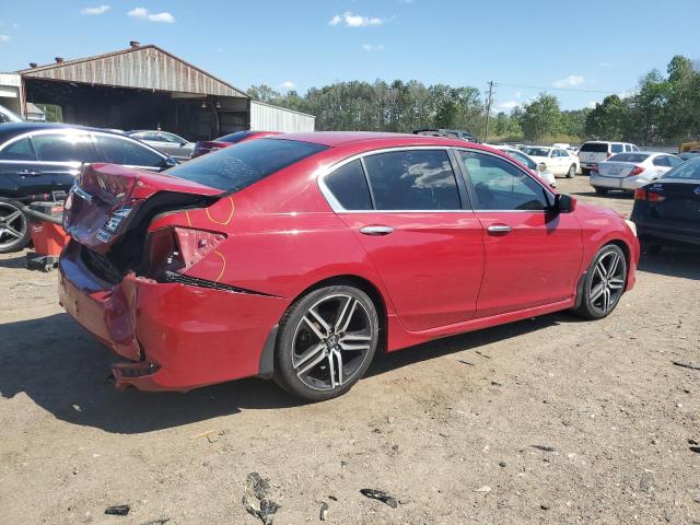 1HGCR2F16HA197486 - 2017 HONDA ACCORD SPORT SPECIAL EDITION RED photo 3