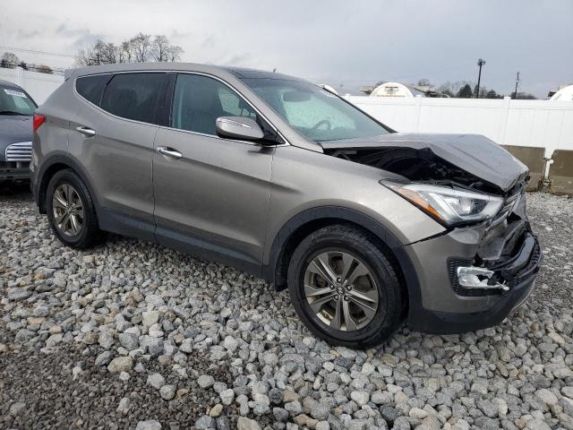 5XYZUDLB3DG116857 - 2013 HYUNDAI SANTA FE S GRAY photo 4