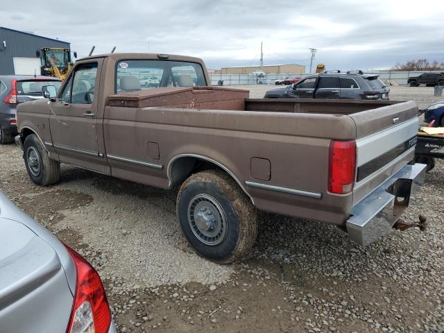 2FTHF25G8PCB25012 - 1993 FORD F250 BROWN photo 2