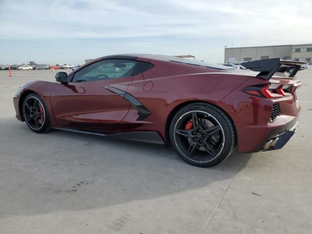 1G1Y62D45L5107216 - 2020 CHEVROLET CORVETTE STINGRAY 1LT MAROON photo 2