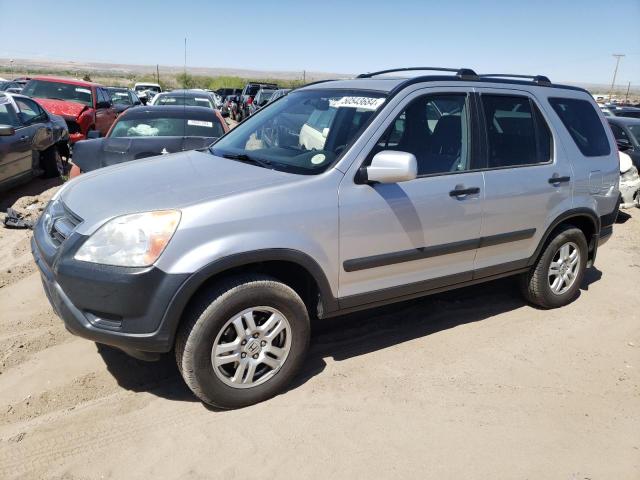 JHLRD78854C056456 - 2004 HONDA CR-V EX SILVER photo 1