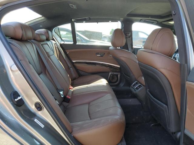 JH4KC2F98KC000152 - 2019 ACURA RLX SPORT HYBRID ADVANCE BROWN photo 10